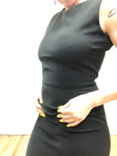 Robe longue extensible noire