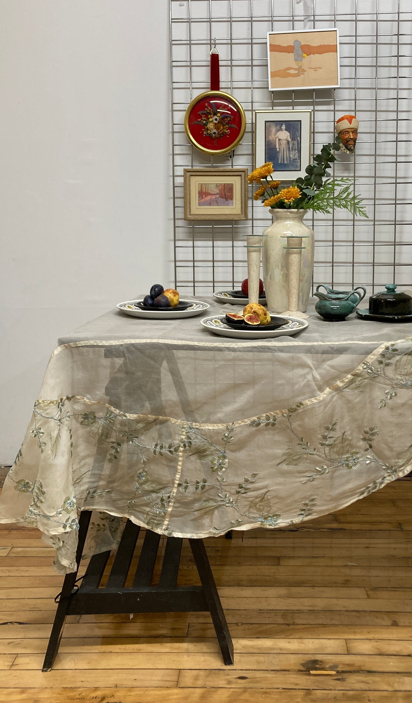 Nappe ronde en organza