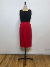 Jupe rouge vintage