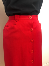 Jupe rouge vintage